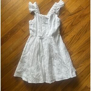 Polo Ralph Lauren Kids White Fit & Flare Dress Size 10